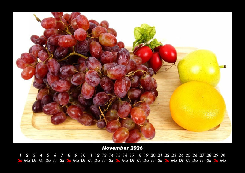 Obstkalender Fotokalender 2026 - 11