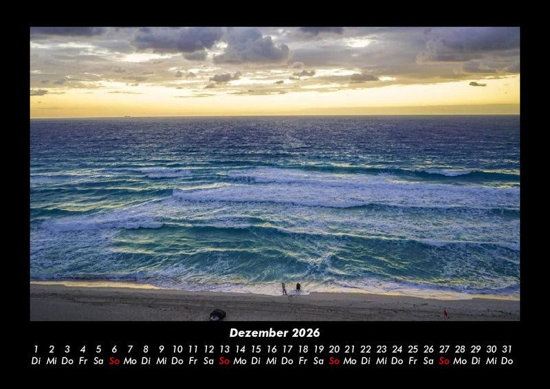 Strände der Welt Fotokalender 2026 - 12