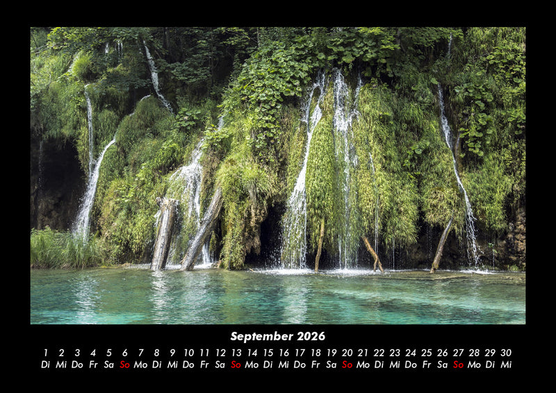 Wasserfälle Fotokalender 2026 - 9