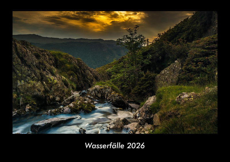 Wasserfälle Fotokalender 2026 - Hauptbild
