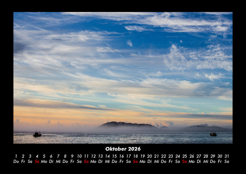 Die schönsten Meereslandschaften Fotokalender 2026 - 10