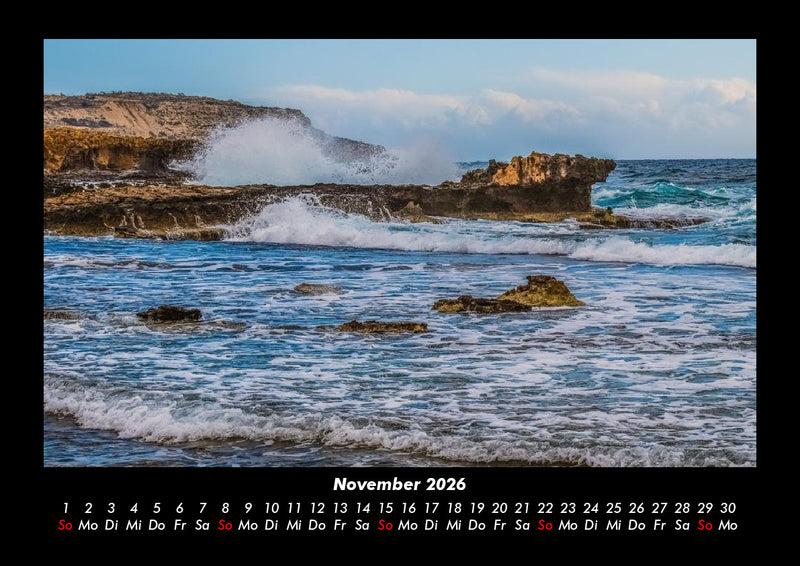 Die schönsten Meereslandschaften Fotokalender 2026 - 11