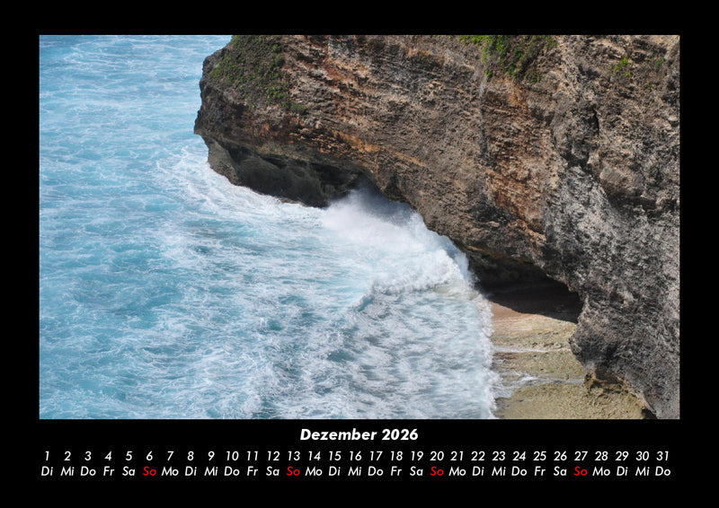 Die schönsten Meereslandschaften Fotokalender 2026 - 12
