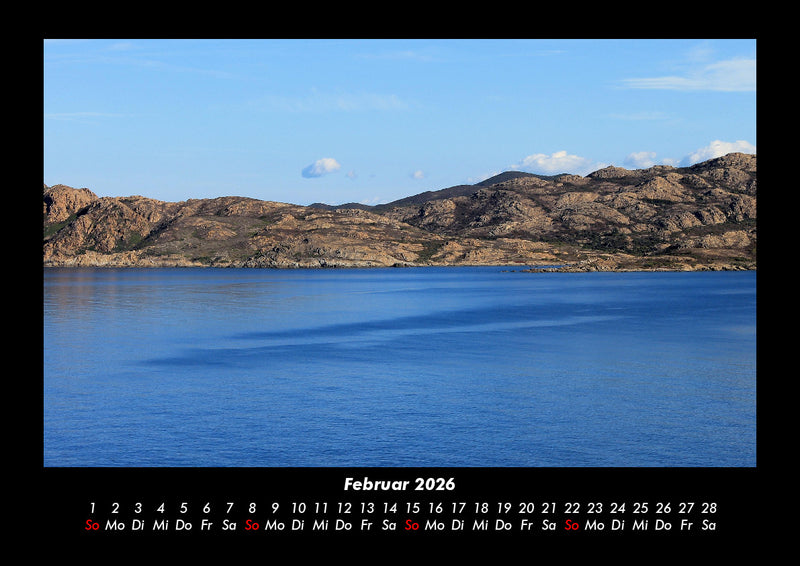 Die schönsten Meereslandschaften Fotokalender 2026 - 2