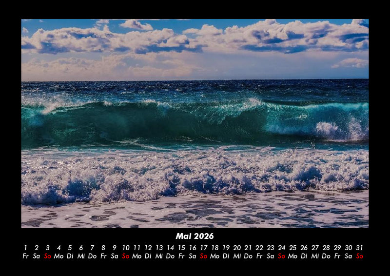 Die schönsten Meereslandschaften Fotokalender 2026 - 5