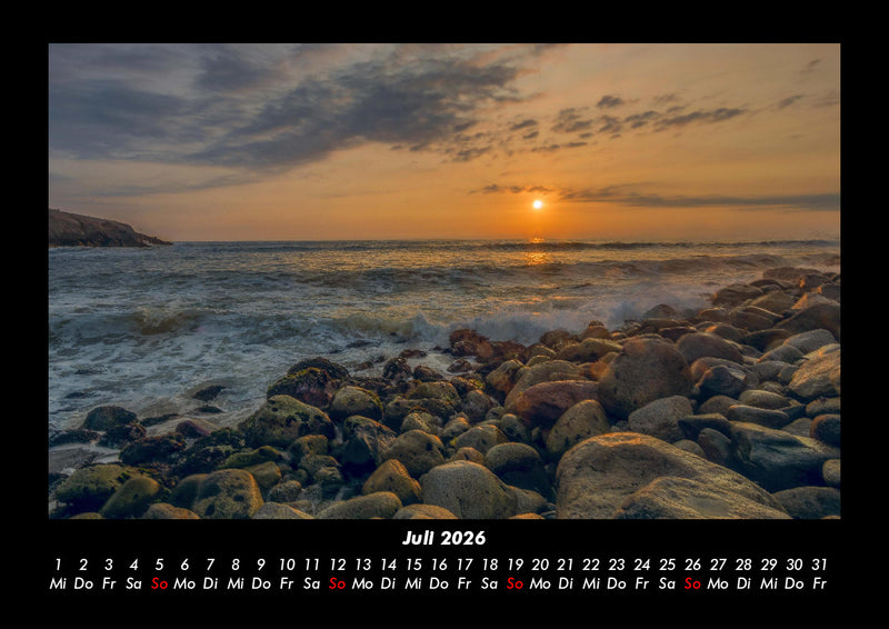Die schönsten Meereslandschaften Fotokalender 2026 - 7
