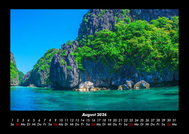 Die schönsten Meereslandschaften Fotokalender 2026 - 8