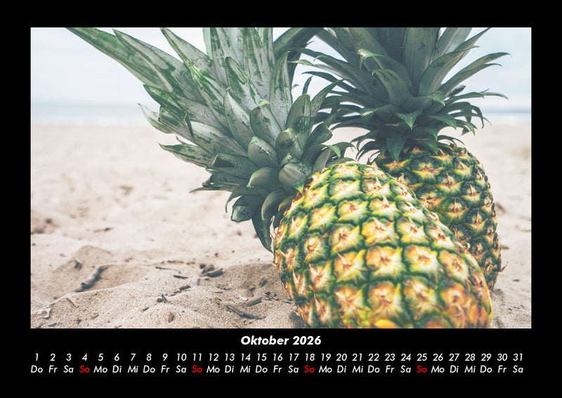 Obstkalender Fotokalender 2026 - 10