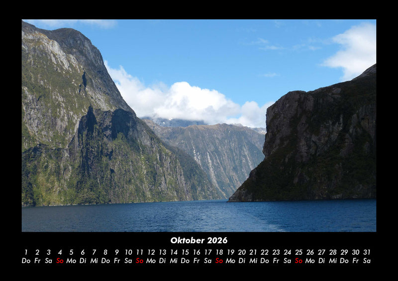 Die Seen der Erde Fotokalender 2026 - 10