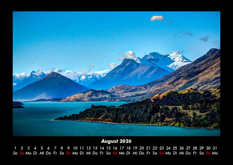 Die Seen der Erde Fotokalender 2026 - 8