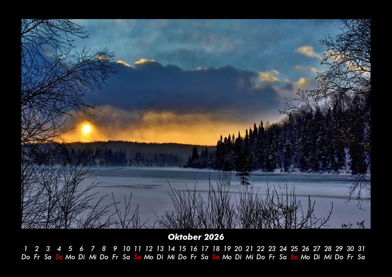 Landschaftskalender Fotokalender 2026 - 10