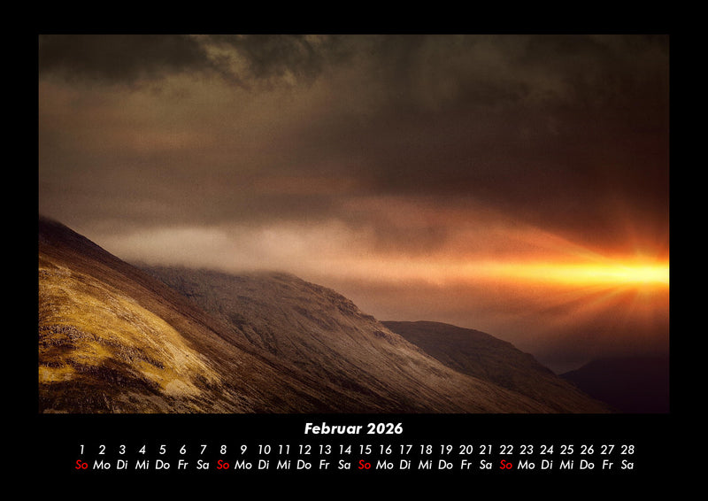 Landschaftskalender Fotokalender 2026 - 2
