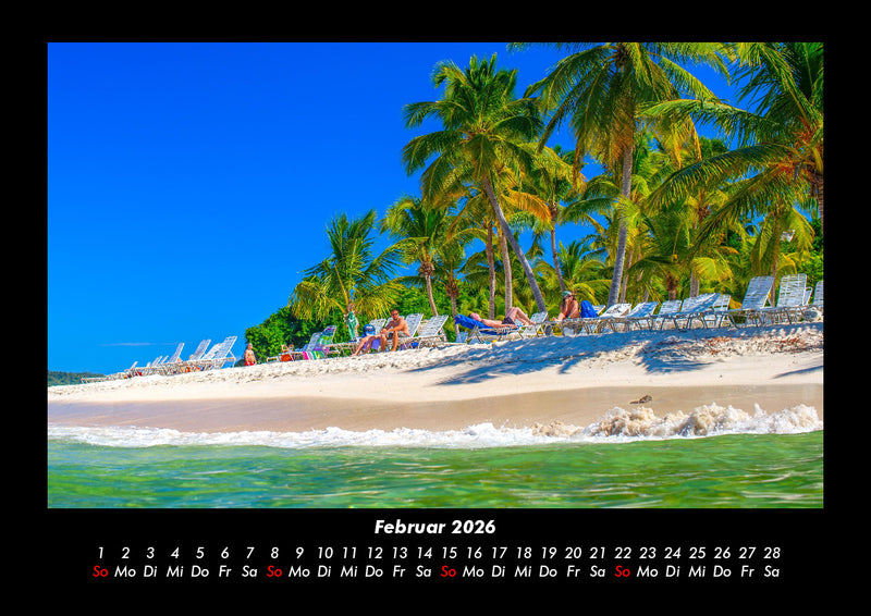 Trauminseln Fotokalender 2026 - 2