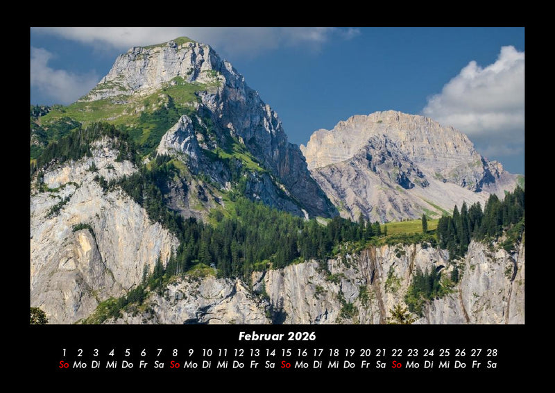 Berge Fotokalender 2026 - 2