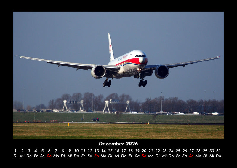 Flugzeuge Fotokalender 2026 - 12