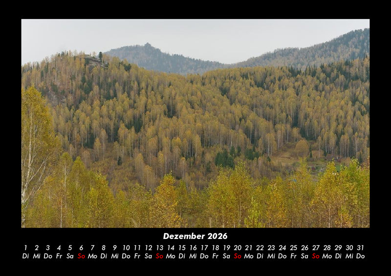 Bergige Welten Fotokalender 2026 - 12