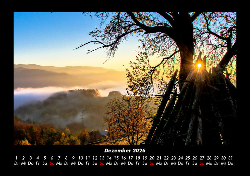 Bilder aus der Natur Fotokalender 2026 - 12