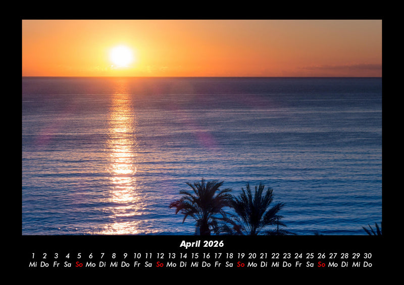 Sonnenuntergänge Fotokalender 2026 - 4