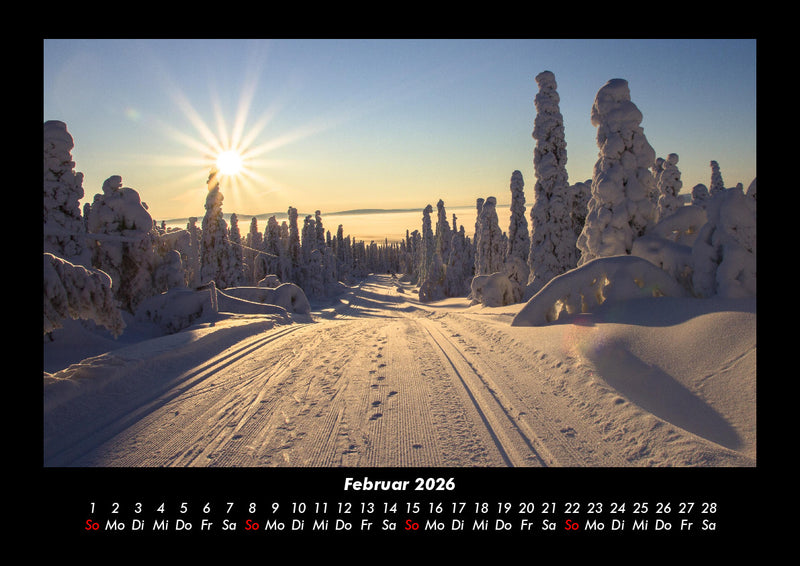 Landschaftskalender Fotokalender 2026 - 2