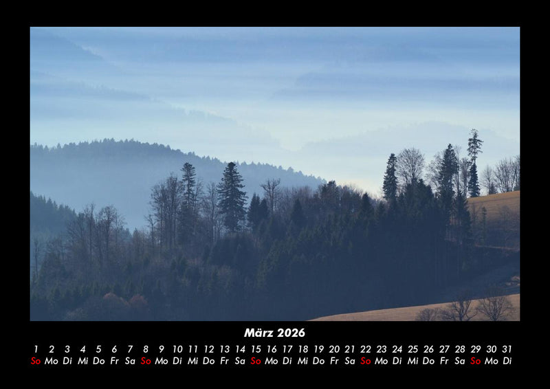 Landschaftskalender Fotokalender 2026 - 3