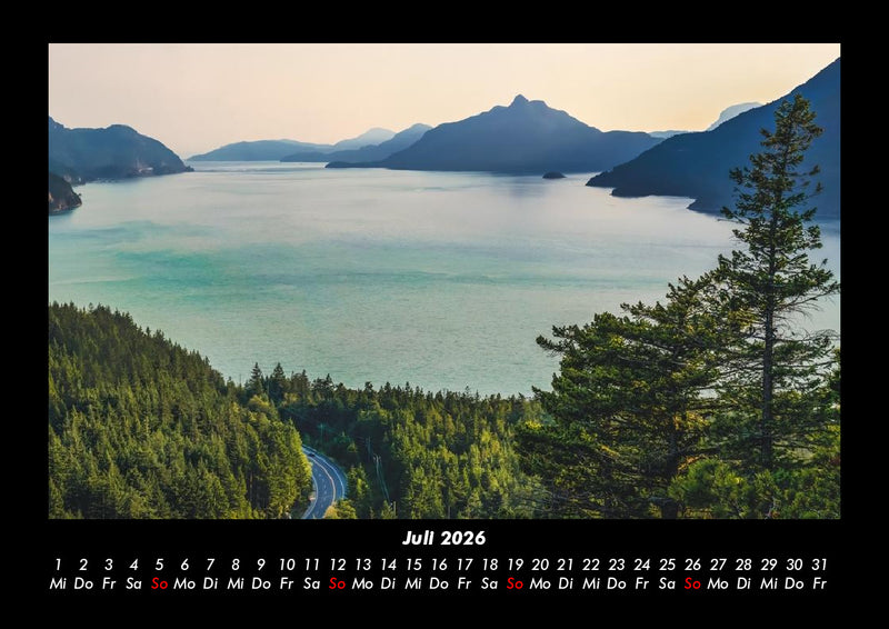 Landschaftskalender Fotokalender 2026 - 7