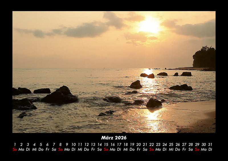 Meereslandschaft Fotokalender 2026 - 3