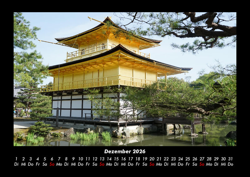Tempel  Fotokalender 2026 - 12