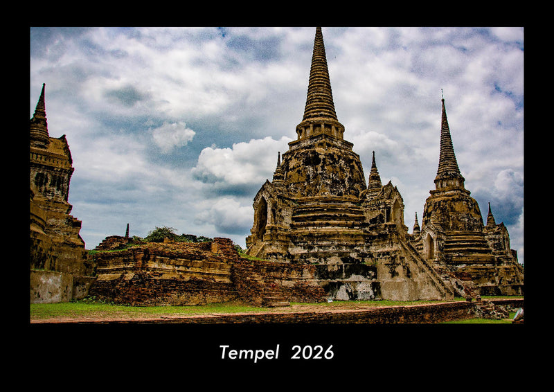 Tempel  Fotokalender 2026 - Hauptbild