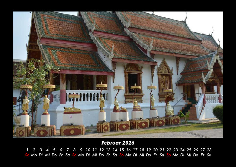 Tempel  Fotokalender 2026 - 2