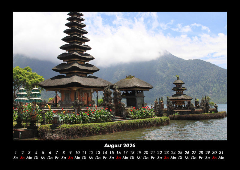 Tempel  Fotokalender 2026 - 8