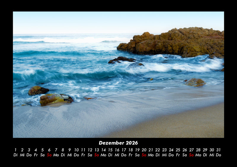 Meereslandschaften Fotokalender 2026 - 12