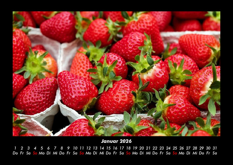 Obstkalender Fotokalender 2026 - 1