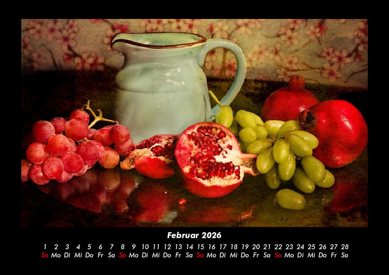 Obstkalender Fotokalender 2026 - 2