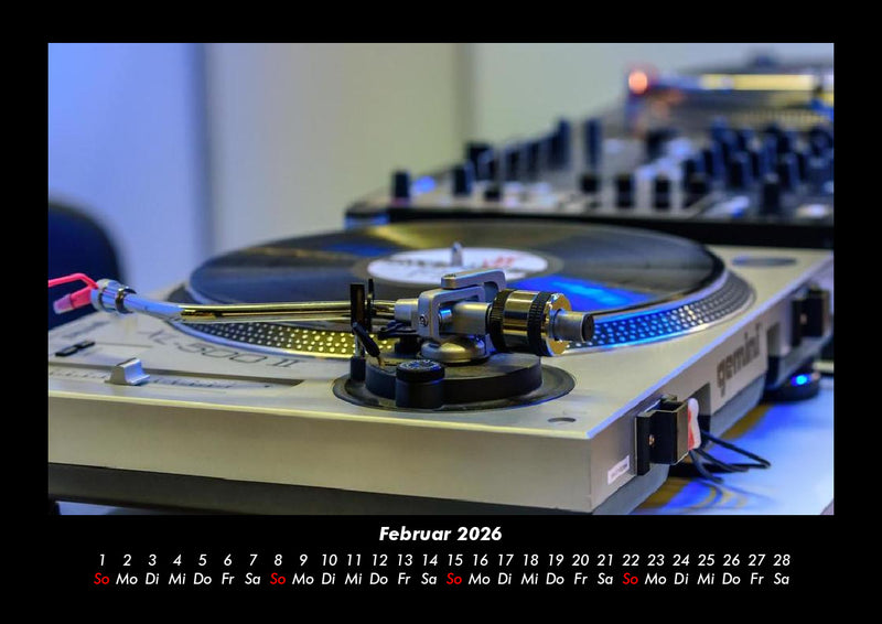 Musik Fotokalender 2026 - 2