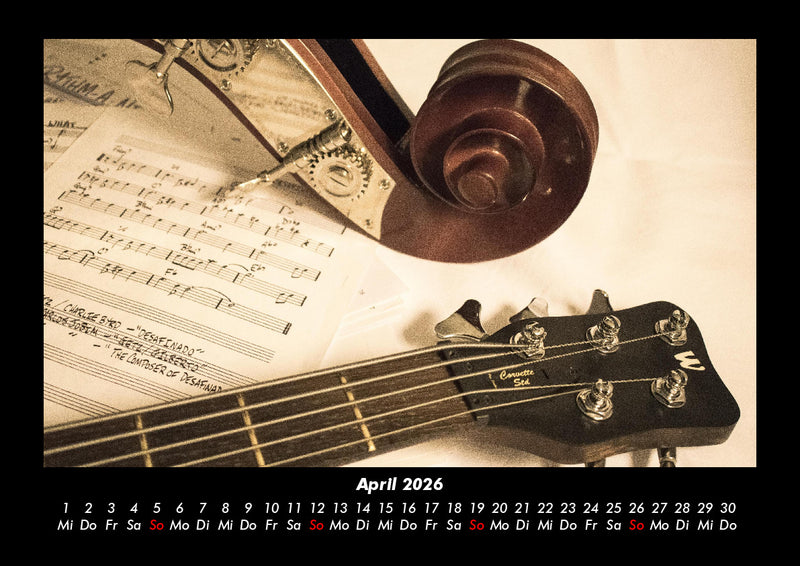 Musik Fotokalender 2026 - 4