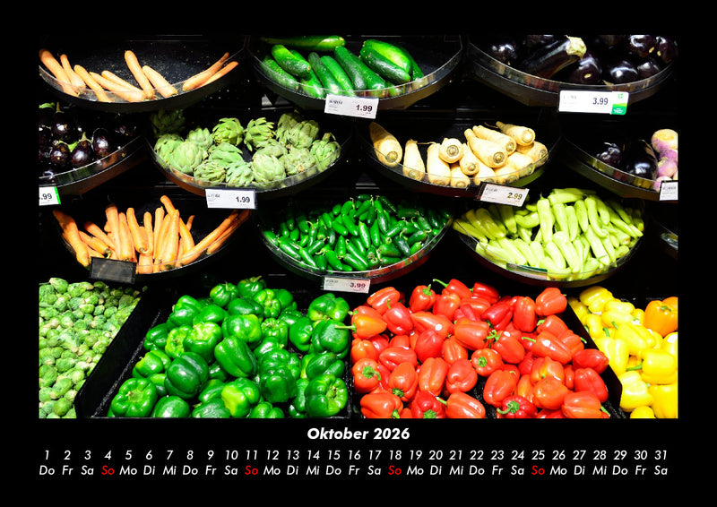 Gemüsekalender Fotokalender 2026 - 10