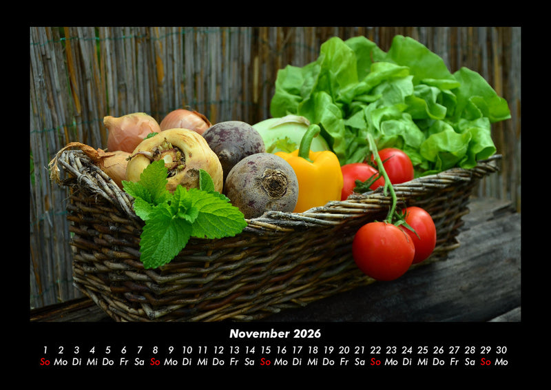 Gemüsekalender Fotokalender 2026 - 11