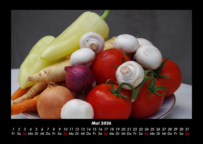 Gemüsekalender Fotokalender 2026 - 5