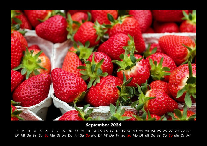 Obstkalender Fotokalender 2026 - 9