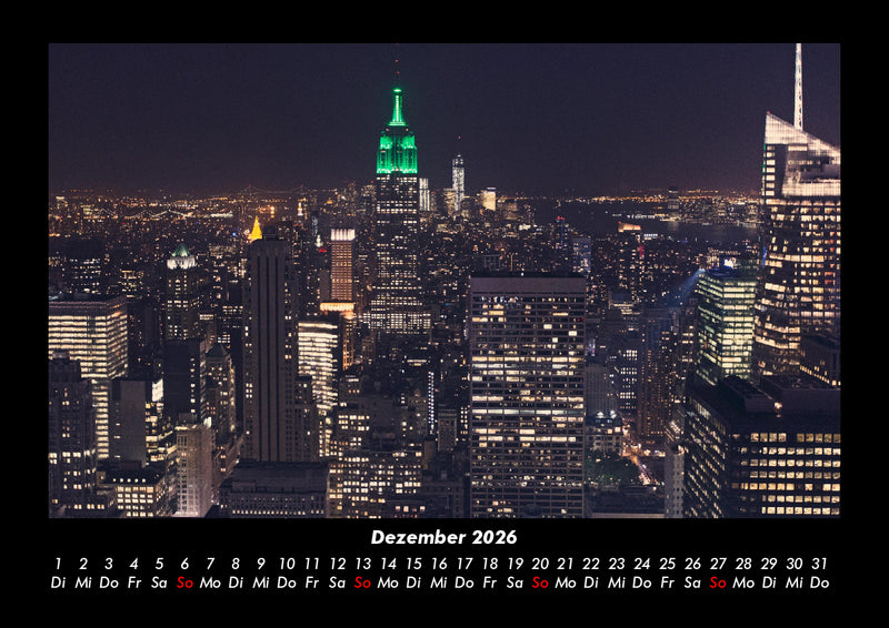 New York Fotokalender 2026 - 12
