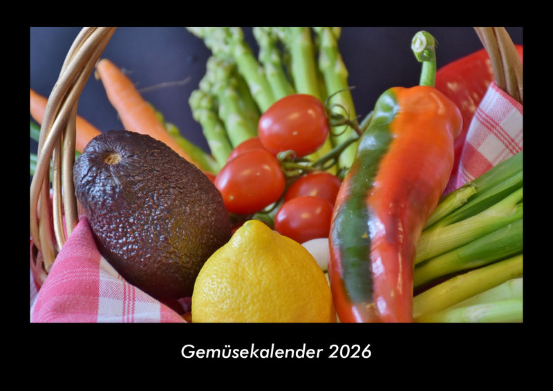 Gemüsekalender Fotokalender 2026 - Hauptbild