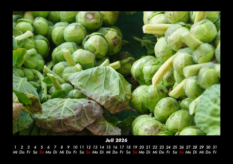 Gemüsekalender Fotokalender 2026 - 7