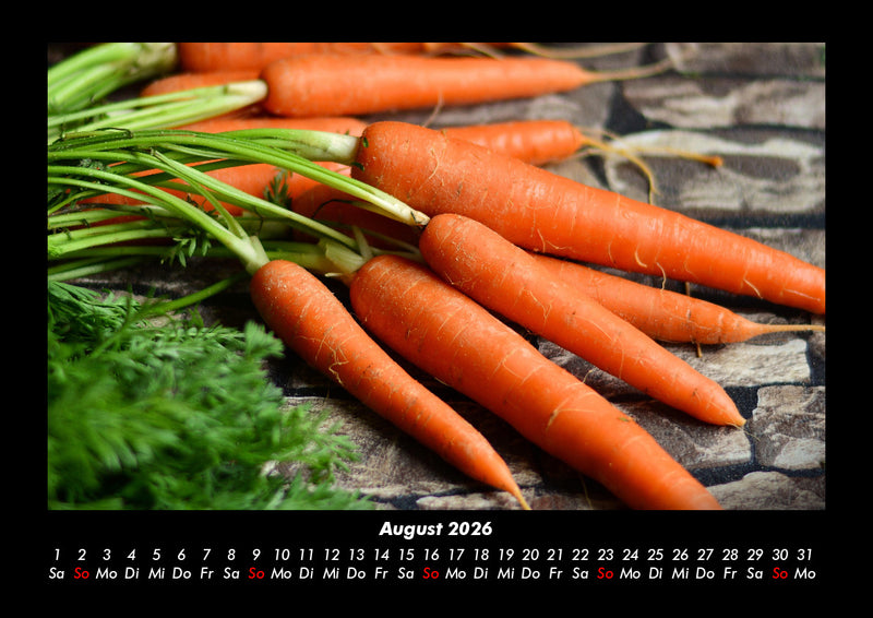 Gemüsekalender Fotokalender 2026 - 8