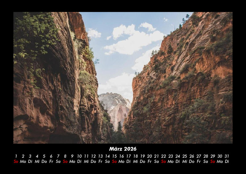Naturlandschaften Fotokalender 2026 - 3