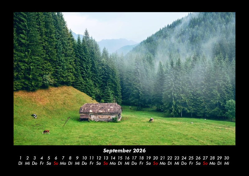 Berglandschaften Fotokalender 2026 - 9