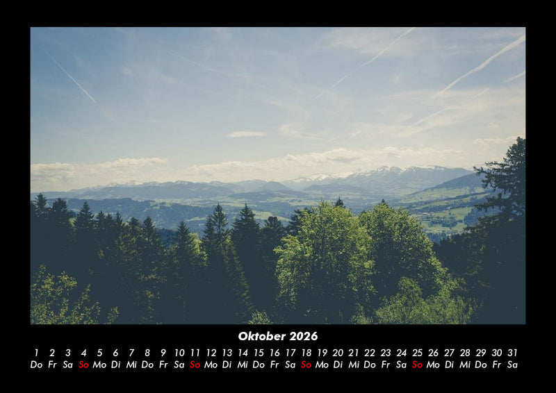 Berglandschaften Fotokalender 2026 - 10