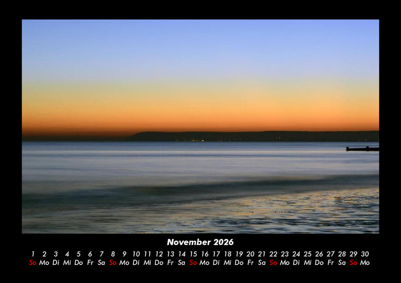 Sonnenuntergänge Fotokalender 2026 - 11