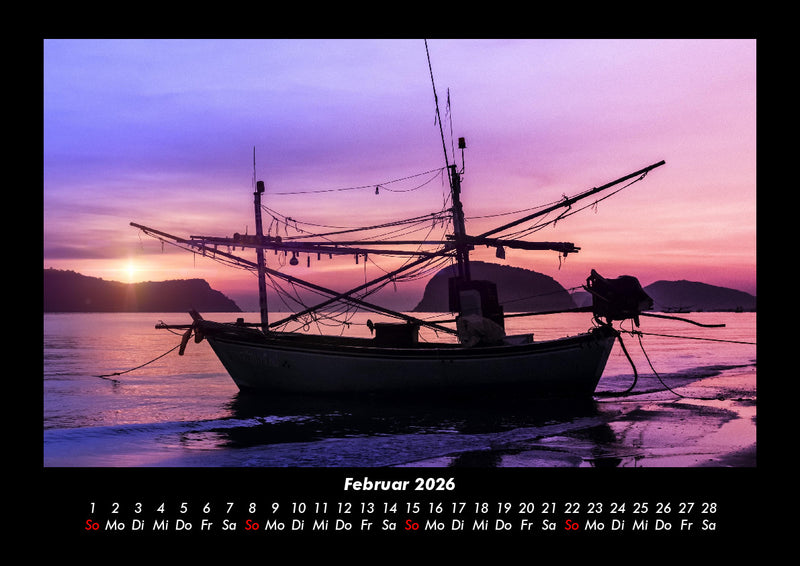 Sonnenuntergänge Fotokalender 2026 - 2