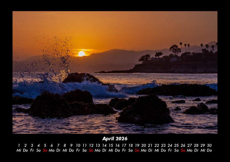 Sonnenuntergänge Fotokalender 2026 - 4