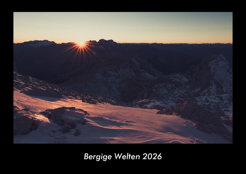 Bergige Welten Fotokalender 2026 - Hauptbild